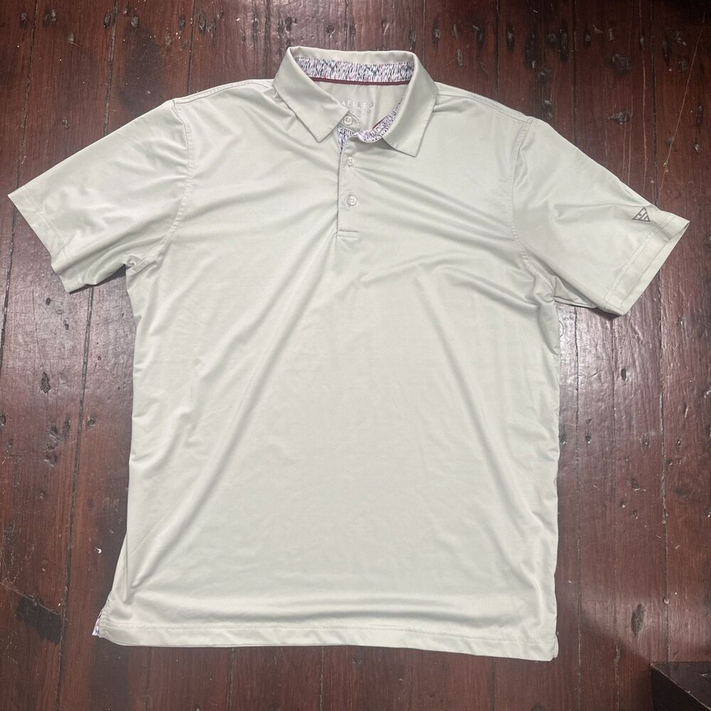 Maelreg Performance Polo Mens L Short Sleeve Mint Green